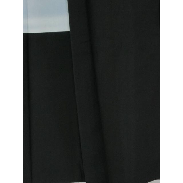 Ｓお仕立て上がり正絹無地アンサンブル　黒地　羽織 レディースの水着/浴衣(着物)の商品写真