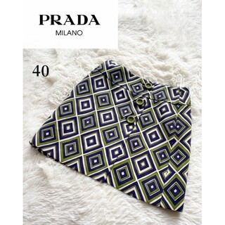 プラダ(PRADA)の【PRADA】プラダ ラップスカート 40(ひざ丈スカート)
