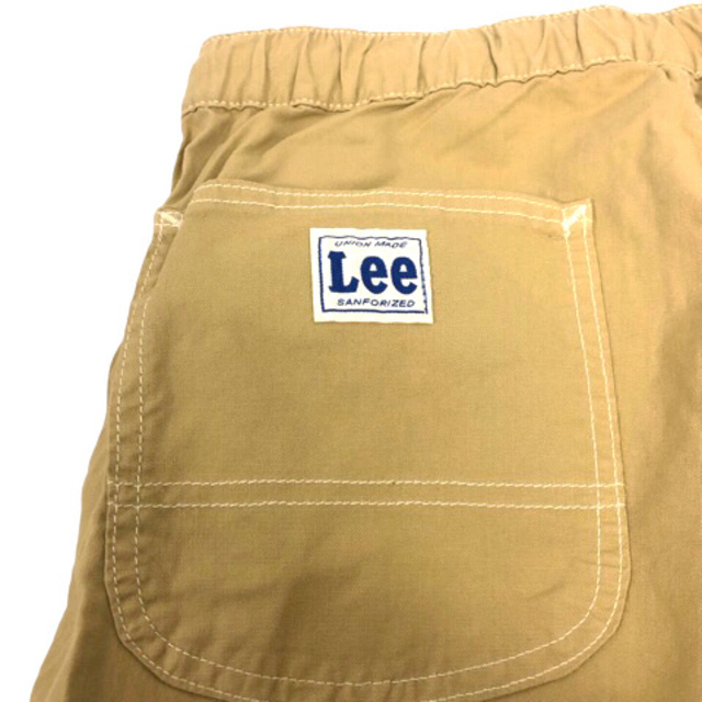 Lee(リー)のLEE ボトムス パンツ チノパン リネン混 ワンポイント M ベージュ ※MZ レディースのパンツ(チノパン)の商品写真