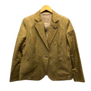 ダックス(DAKS)のダックス ジャケット ブレザー テーラード リネン混 長袖 13ABR ベージュ(その他)