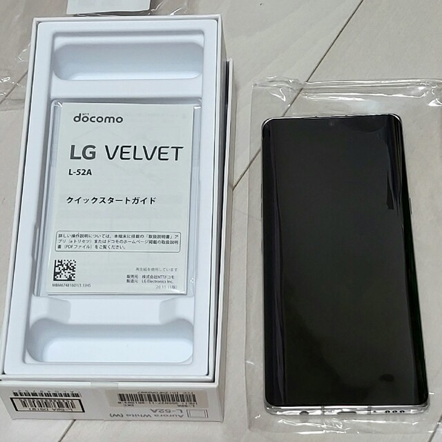 新品・未使用】 LG VELVET docomo版 Dual Screen付 【福袋セール】 www