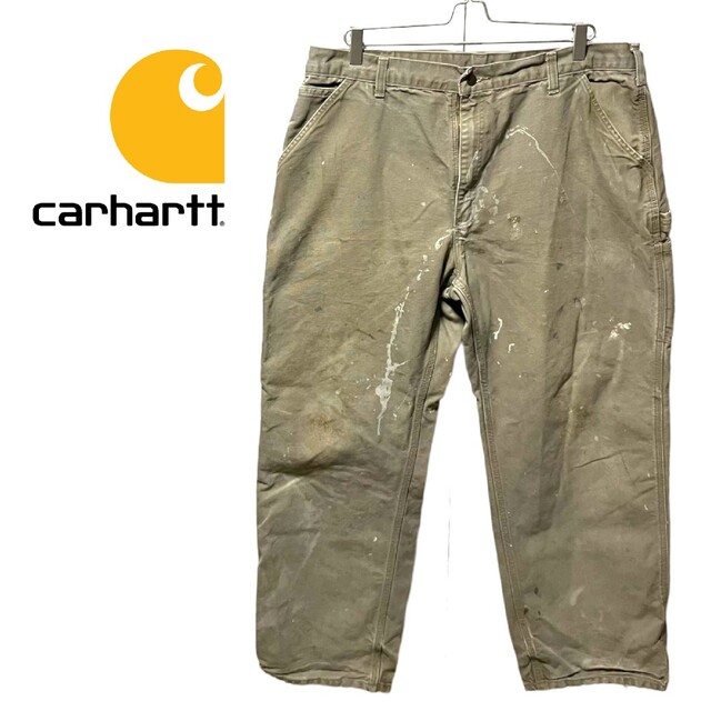 carhartt(カーハート)の【Carhartt】ダック地 ペインターパンツ ペイント A-718 メンズのパンツ(ペインターパンツ)の商品写真