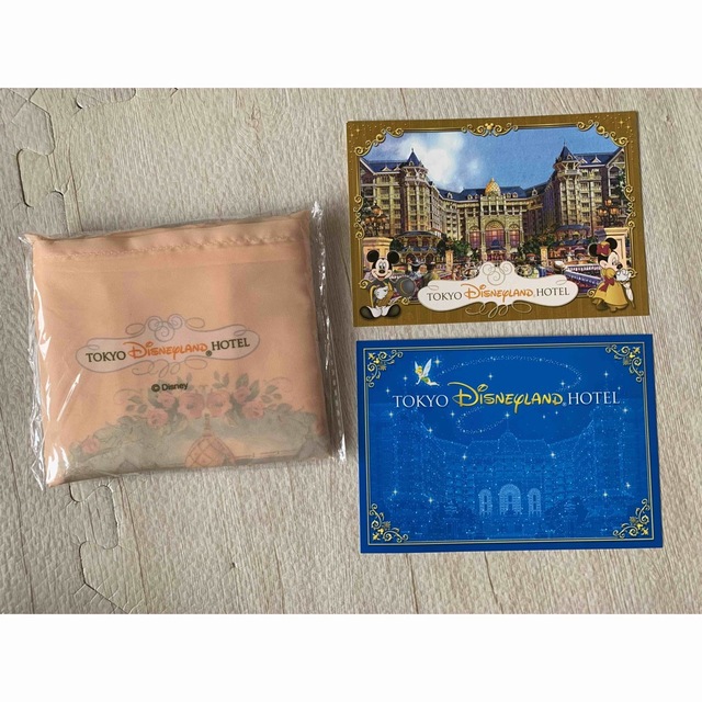 Disney(ディズニー)の［値下げ］ディズニーランドホテル　エコバッグ　ポストカード レディースのバッグ(エコバッグ)の商品写真