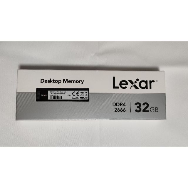 Lexar LD4AU032G-R2666G DDR4メモリ 32GBx1
