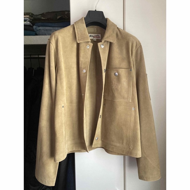 STUSSY - stussy スウェード ジャケットの通販 by 断捨離中 STUSSY - stussy スウェード ジャケットの通販 by 断捨離中