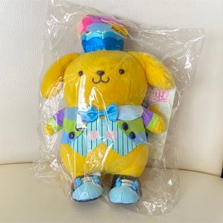 ポムポムプリン(ポムポムプリン)のハーモニーランド限定 パレードパラレル ぬいぐるみ Mサイズ ポムポムプリン(キャラクターグッズ)