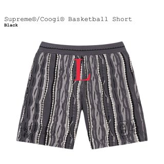 シュプリーム(Supreme)のSupreme Coogi Basketball Short ブラック(ショートパンツ)