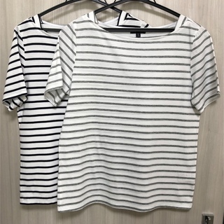 インディヴィ(INDIVI)のINDIVI 半袖カットソー　Tシャツ　2枚セット(Tシャツ(半袖/袖なし))