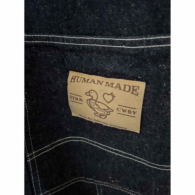 HUMANMADE ヒューマンメイド デニムオーバーオール M