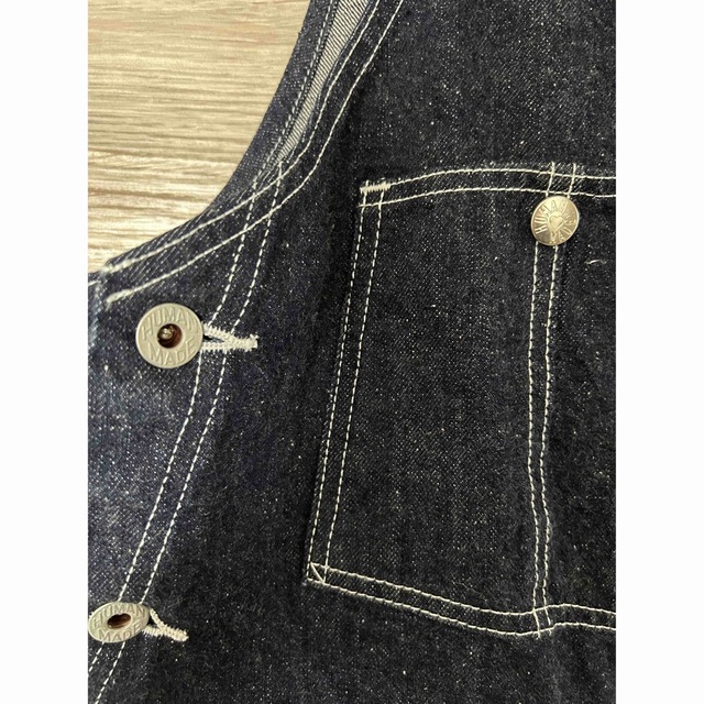 HUMANMADE ヒューマンメイド デニムオーバーオール M