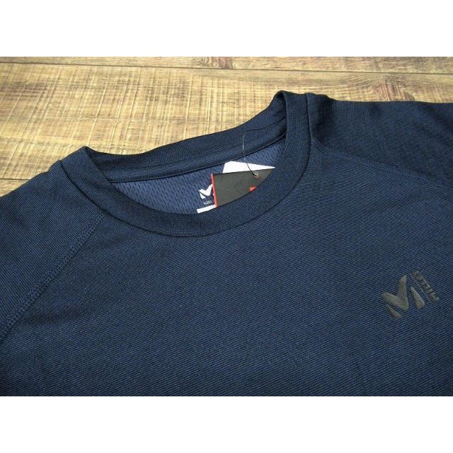 MILLET(ミレー)のXL 新品 ミレー MIV01807 キャスター ウール クルー Tシャツ 紺 スポーツ/アウトドアのアウトドア(その他)の商品写真