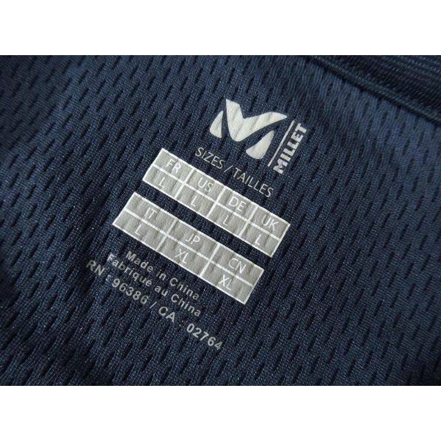 MILLET(ミレー)のXL 新品 ミレー MIV01807 キャスター ウール クルー Tシャツ 紺 スポーツ/アウトドアのアウトドア(その他)の商品写真