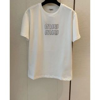 ブランドの通販・買取 miumiu エンブロイダリーTシャツ コットン 新品