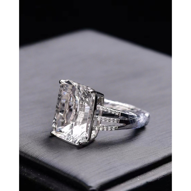 ⭐︎【高級】白水晶 リング s925 6g レディースのアクセサリー(リング(指輪))の商品写真