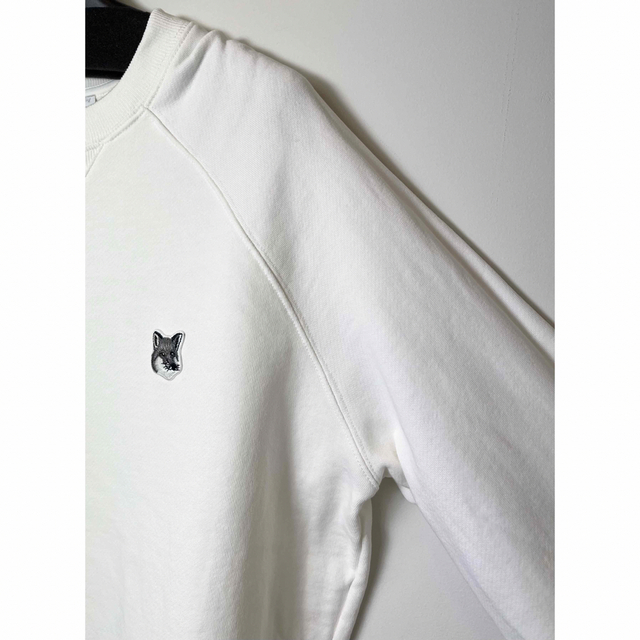 MAISON KITSUNE'(メゾンキツネ)のMaison Kitsune メゾンキツネ スウェット ホワイト XS レディースのトップス(トレーナー/スウェット)の商品写真