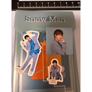 スノーマン(Snow Man)の阿部亮平　ステッカー　3枚(アイドルグッズ)