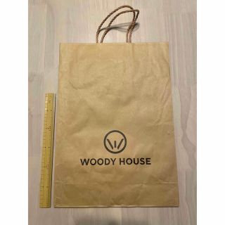 WOODY HOUSE ショップ袋 ショッパー 紙袋 手提げ 大きめ(ショップ袋)