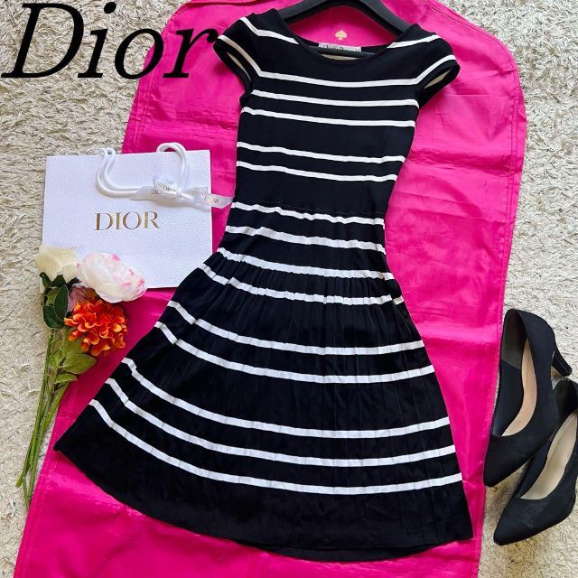 Christian Dior - 【美品】Christian Dior サマーニットワンピース ...