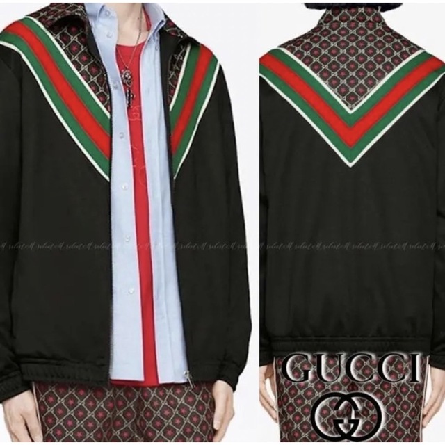 GUCCI グッチ 21AWモデル GGスタープリント ジャージージャケッ