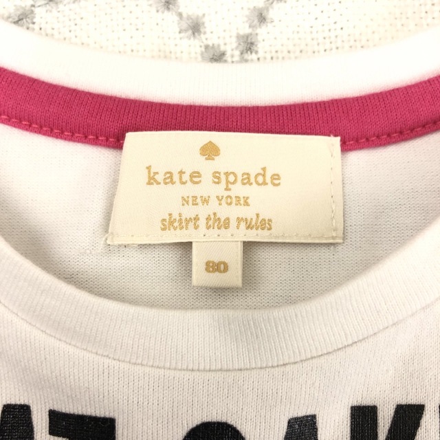 kate spade new york(ケイトスペードニューヨーク)のkate spade NEW YORK ロンt トップス　tシャツ　80 キッズ/ベビー/マタニティのベビー服(~85cm)(Ｔシャツ)の商品写真