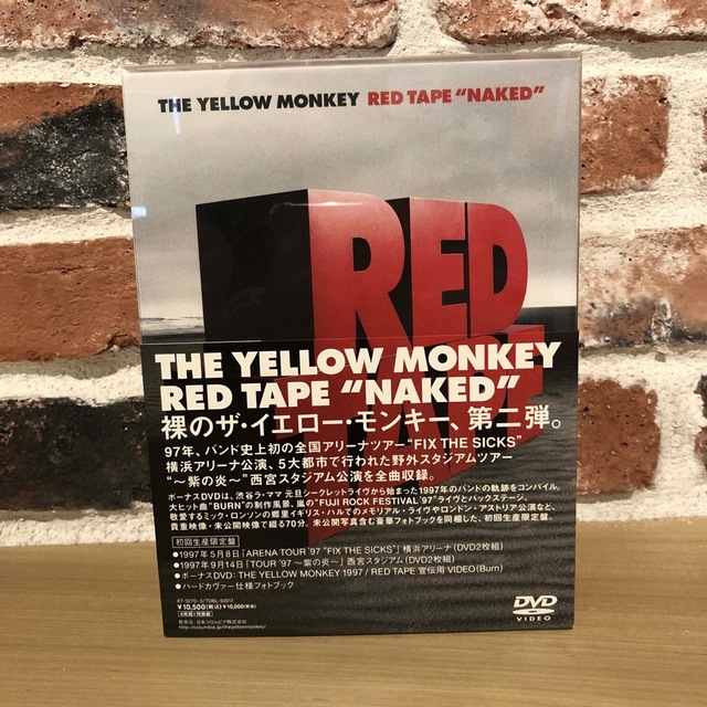 RED　TAPE　“NAKED”（初回生産限定盤） DVD