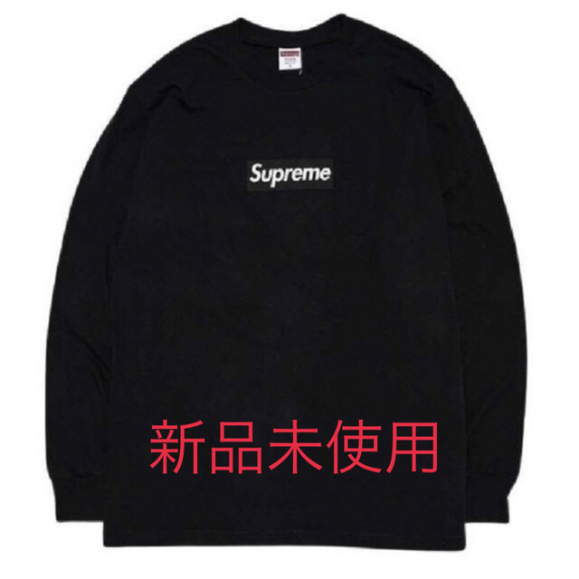 Supreme(シュプリーム)の新品supreme Box Logo L/S Tee black Sサイズ メンズのトップス(Tシャツ/カットソー(七分/長袖))の商品写真
