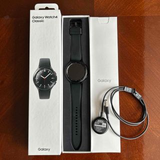 サムスン(SAMSUNG)のGALAXY WATCH4 CLASSIC 46mm BLACK(腕時計(デジタル))