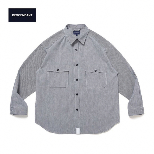 23ss TET氏着 ディセンダント MINE LS SHIRT 05 Sサイズ 高い品質 33