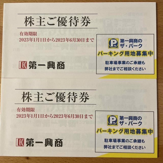 第一興商　株主優待　10000円分