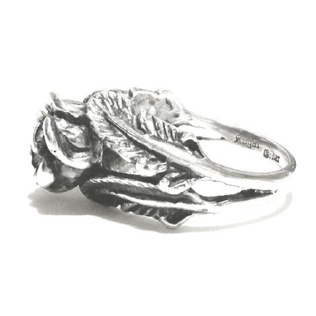 ☆美品 ロイヤルオーダー セドナ ローズ&フェザーズ シルバーリング