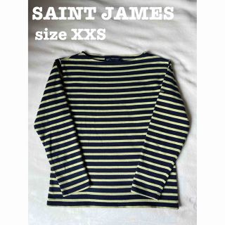 セントジェームス(SAINT JAMES)のSAINT JAMES  セントジェームス ネイビー×ライトグリーン XXS(カットソー(長袖/七分))