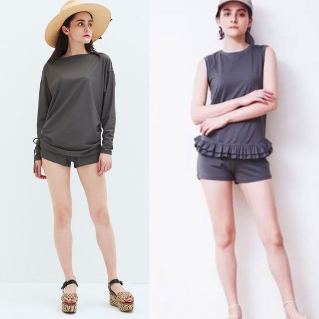 専用☆yori 水着 3点セット ラッシュガード フリル ヨリ スイム 専用☆yori 水着 3点セット ラッシュガード フリル ヨリ スイム