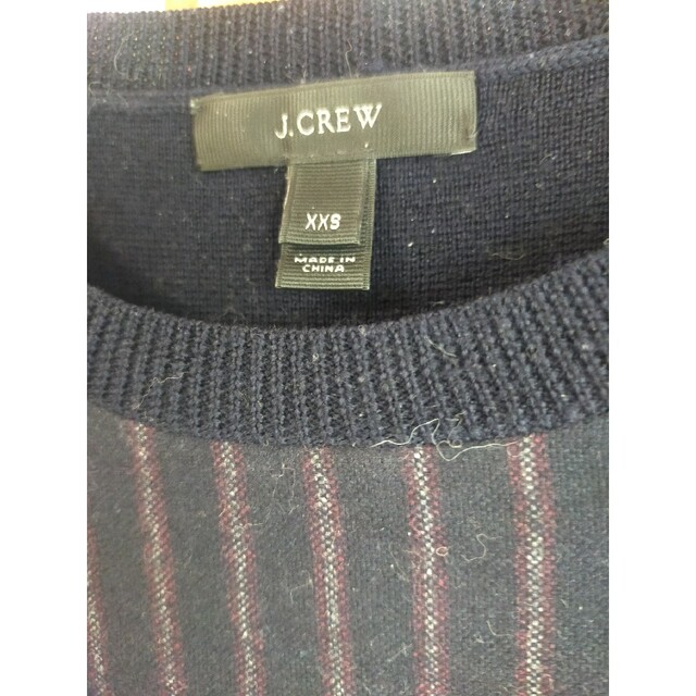 J.Crew(ジェイクルー)の米国ブランド★JCREW ジップニット★ネイビー レディースのトップス(ニット/セーター)の商品写真