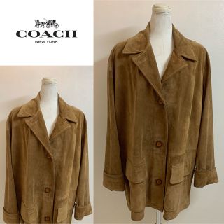 在庫処分・数量限定 OLD COACH オールドコーチ USA製 スエードレザー