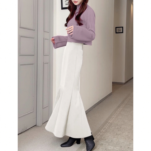 GRL(グレイル)の即日発送・GRL完売品 マーメイドフレアスカート [rut867] グレイル レディースのスカート(ロングスカート)の商品写真