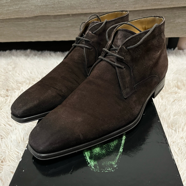 MAGNANNI マグナーニ チャッカブーツ スエード ダークブラウン 40-