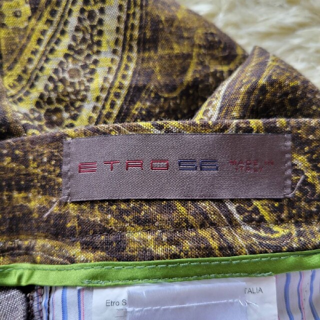 ETRO - 【極美品】大きいサイズ56 4XL リネン100% エトロ ペイズリー