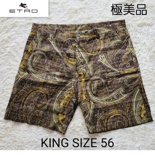 ETRO - 【極美品】大きいサイズ56 4XL リネン100% エトロ ペイズリー