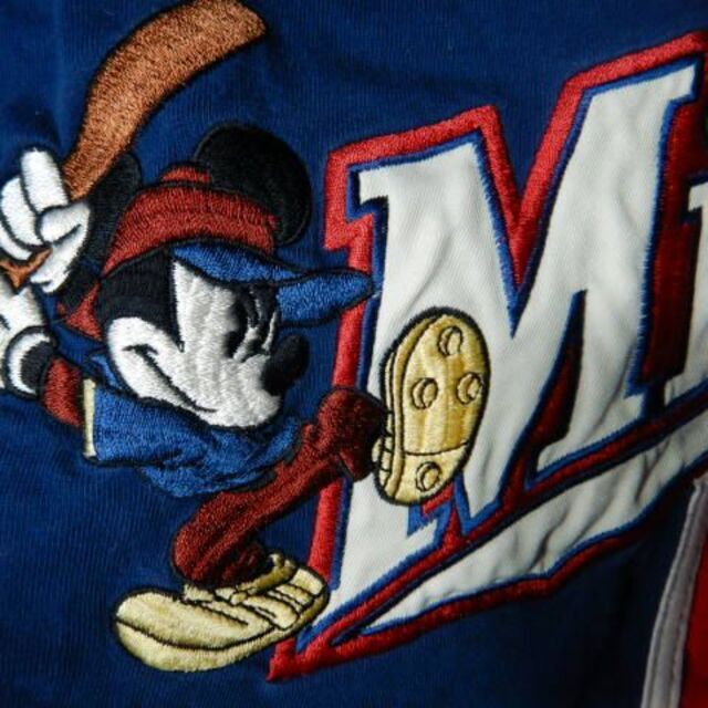 Disney(ディズニー)のo6335　レア　ディズニー　ミッキー　マウス　ベースボール　シャツ メンズのトップス(シャツ)の商品写真