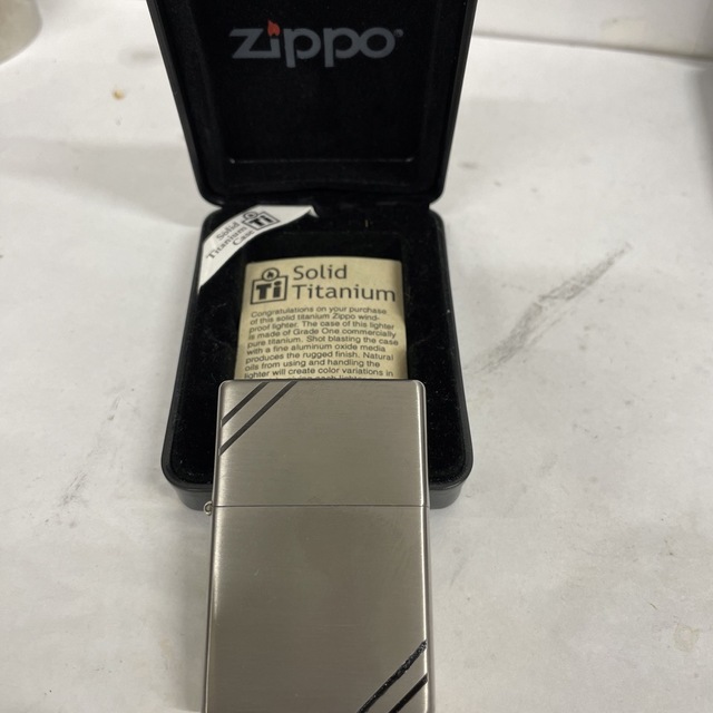 ZIPPO - zippo ソリッドチタン