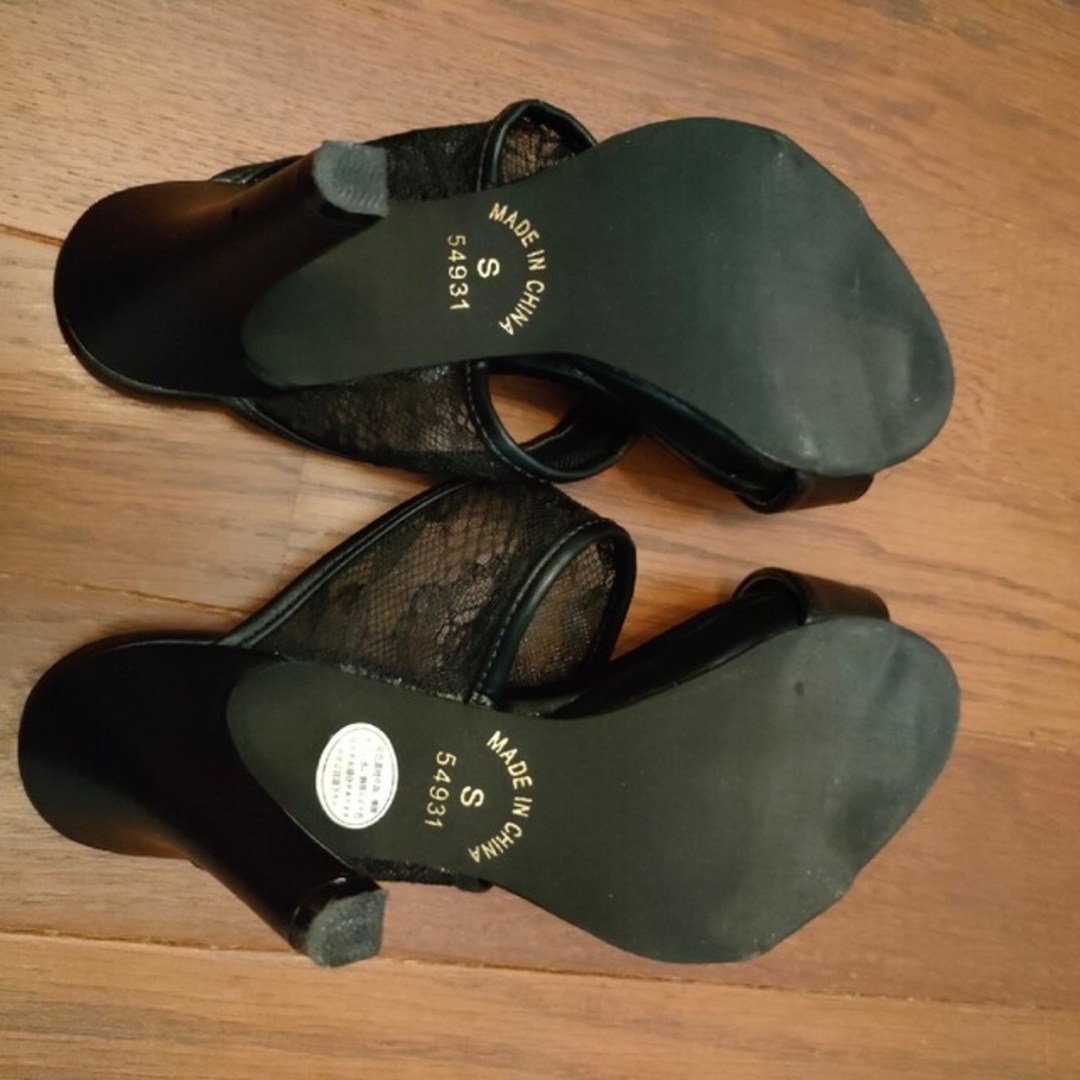 黒のサンダル レディースの靴/シューズ(サンダル)の商品写真