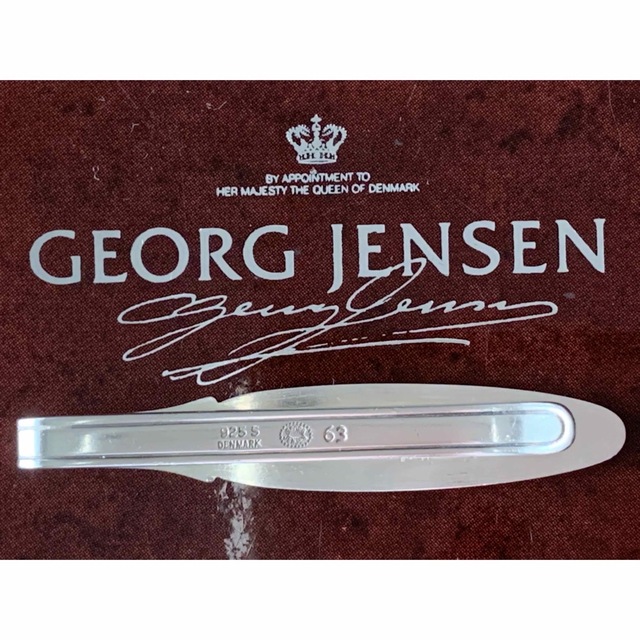 GEORG JENSEN ネクタイピン モデル63※付属品無し