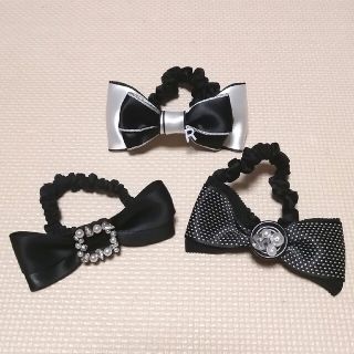 新品 Rene ❁ チェック柄おリボン付きシュシュ