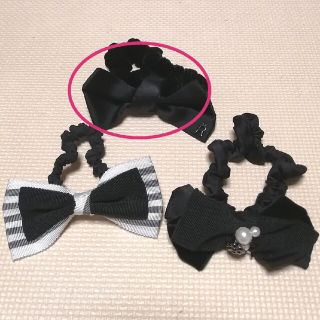 新品 Rene ❁ チェック柄おリボン付きシュシュ