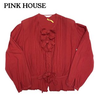 お得な２枚セット PINK HOUSE ピンクハウス 半袖 フリル シャツ