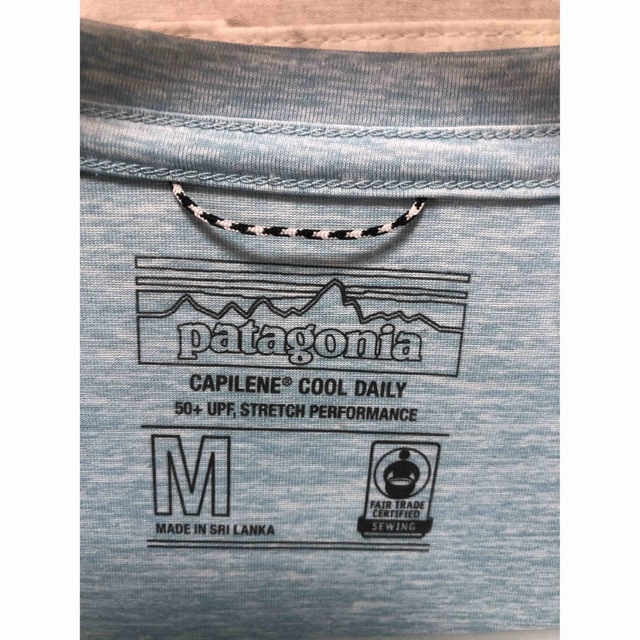 patagonia(パタゴニア)のパタゴニアロングスリーブキャプリーンクール　デイリー　グラフィック　シャツ　M メンズのトップス(Tシャツ/カットソー(七分/長袖))の商品写真