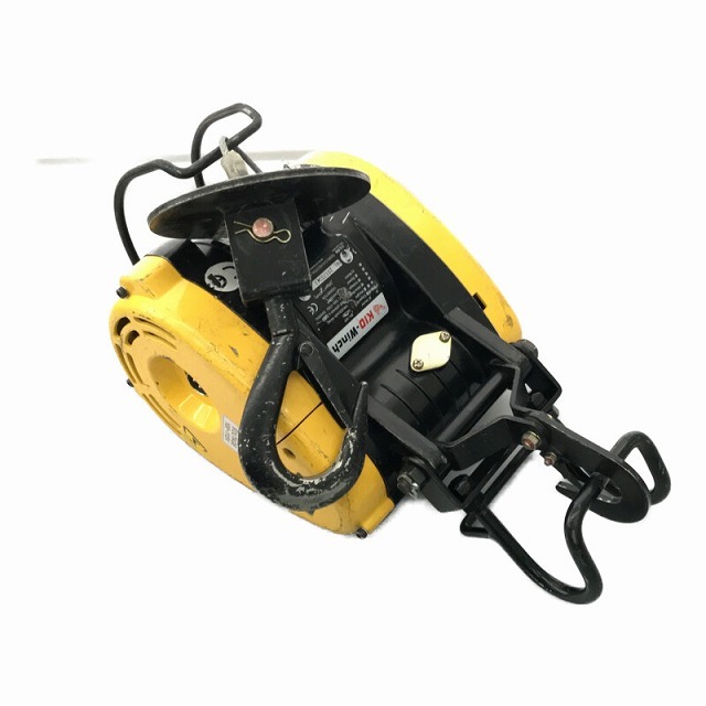 ☆中古品☆ KIO 160kg 電動ウインチ SK-160 ※動作は問題なしですがアース線が欠損しています 69544