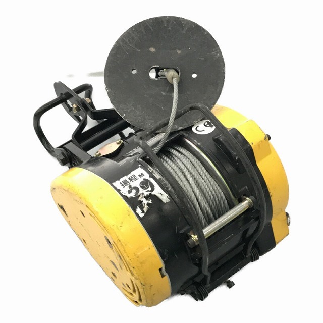 ☆中古品☆ KIO 160kg 電動ウインチ SK-160 ※動作は問題なしですがアース線が欠損しています 69544