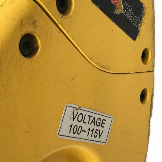 ☆中古品☆ KIO 160kg 電動ウインチ SK-160 ※動作は問題なしですがアース線が欠損しています 69544