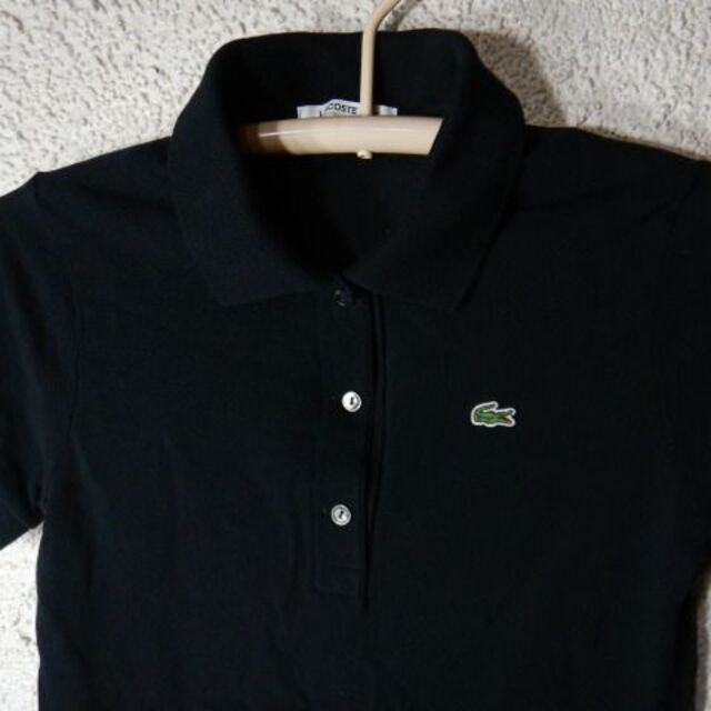 LACOSTE(ラコステ)のo6336　LACOSTE　ラコステ　日本製　レディース　半袖　ポロシャツ レディースのトップス(ポロシャツ)の商品写真